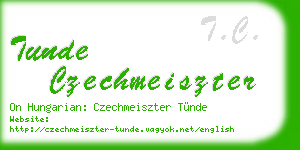 tunde czechmeiszter business card